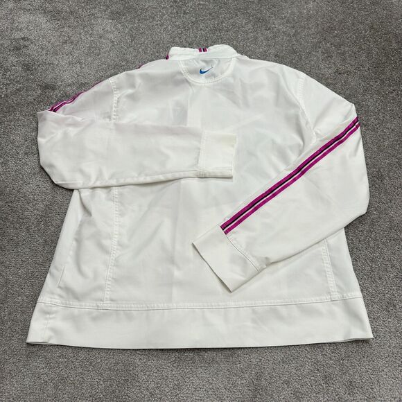 Nike Medium Weight Active Jacket Women XL White Full Zip Pocket Athletic Outdoor - Picture 2 of 16